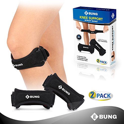 EBUNG Knee Support Strap Set of 2 Patella Knee Straps Effective
