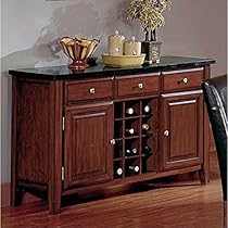 Steve Silver Company Granite Bello Server, 56