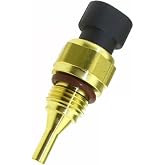 Autokemat Coolant Water Temperature Sensor Compatible with for Cummins N14 ISX QSX Fits Dodge Ram Truck Replace# 4088750 4954905