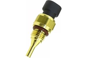 Autokemat Coolant Water Temperature Sensor Compatible with for Cummins N14 ISX QSX Fits Dodge Ram Truck Replace# 4088750 4954905