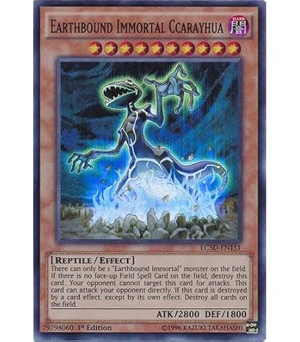 Amazon.com: YU-GI-OH! - Earthbound Immortal Chacu Challhua (LC5D-EN149) -  Legendary Collection 5D's Mega Pack - 1st Edition