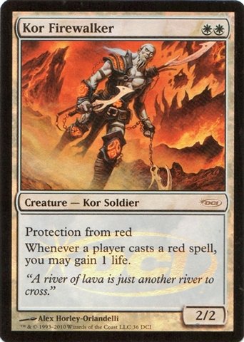 Magic: the Gathering - Kor Firewalker - Unique & Misc. Promos - Foil