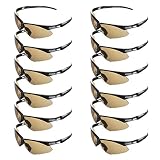 JORESTECH Eyewear - Safety Protective Glasses Case of 12 (Brown)