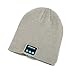Homedeco Soft Warm Beanie Hat Wireless Bluetooth Smart Cap Headset Headphone Speaker Mic Bluetooth Hat with Touchscreen Gloves (Light Gray)