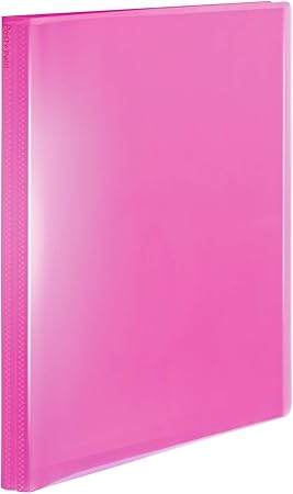 Amazon プラス クリアファイル 縦 40ポケット Pasty プチ 98 4 ラズベリーピンク クリアホルダー 文房具 オフィス用品