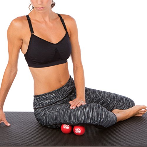 KNOTTY BODY Massage Therapy Balls (Set of 2) w/mesh drawstring bag