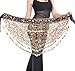 BellyLady Belly Dance Gold Coins Costume Hip scarf, Tribal Egyptian Coin Belt