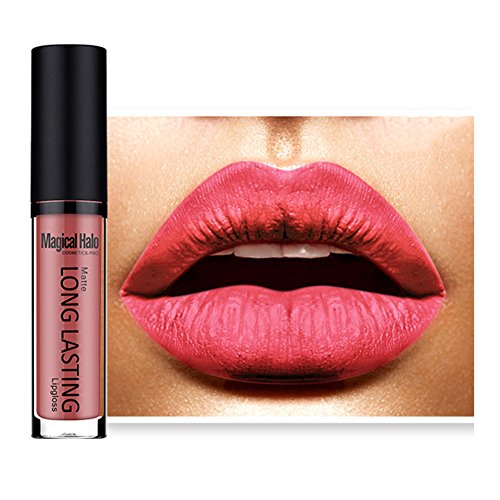 Bohonan 36 Colors Matte Liquid Lipstick, Long Lasting Creamy Waterproof Lip Gloss, All-Day Smudge Proof Makeup with Non-Toxic Formula, Christmas Gift for Wife, Girlfriend, Women (Color 20)