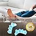 Gel Toe Separators,Toe Stretchers Toe Spacers for Cushioning and Relieve Bunion Pain Rubber Toe Straightener Achilles Stretcher for Men and Women (2 Pairs)