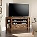 Sauder Palladia Corner TV Stand Console Entertainment Credenza, in Vintage Oak