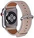Compatible Iwatch Band 38mm 40mm - PEAK ZHANG Women Genuine Leather Replacement Strap Compatible Series 4 (40mm) Series 3/2 /1 (38mm) Sport Edition, Light Tan