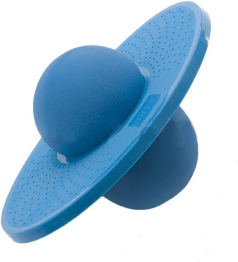 Bounce Ball,Sports Balance Platform Fitness Balls,Jump All The People, Explosion-proof Thickening Adult Children Jumping Ball Inflatable Bouncing Toys, Weight Loss Fitness Products—Jree Ash (Blue)