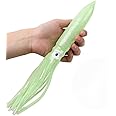 Luminous Octopus Squid Skirts Fishing Lures, 2/5PCS Glow Octopus Skirt Soft Fishing Bait Trolling Fishing Lures Multiple Colors Available Fishing Accessories Saltwater Fishing Tackle