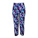 Ularmo Women's Printed High Waist Fitness Yoga Stretch Cropped Sport Pants, Purple, XL