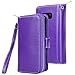 Galaxy S8 Plus Case, E LV Galaxy S8 Plus Case Cover - PU Leather Flip Folio Wallet Purse Case Cover for Samsung Galaxy S8 Plus - [PURPLE]