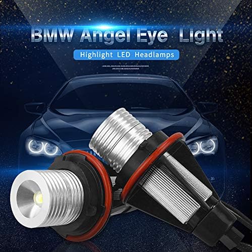 ePathChina 2pcs 1000LM 6000K Error Free LED Angel Eyes Marker Lights Bulbs Fit for BMW E39 E53 E60 E61 E63 E64 E65 E66 E87 525i 530i xi 545i M5(Red) - Image 3