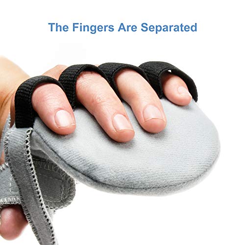 Soft Function Resting Wrist Orthosis by REAQER Night Hand Splint Support Immobilizer (R)