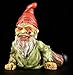 PTC 7 Inch Resin Scary Crawling Zombie Garden Gnome Décor Figurine