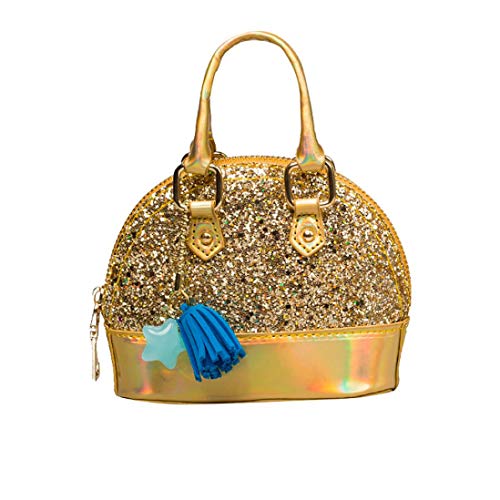 Nevera Little Girls Mini Dome Satchel Crossbody Bag Shell Shape Purse Handbags for Toddler Kids Tote