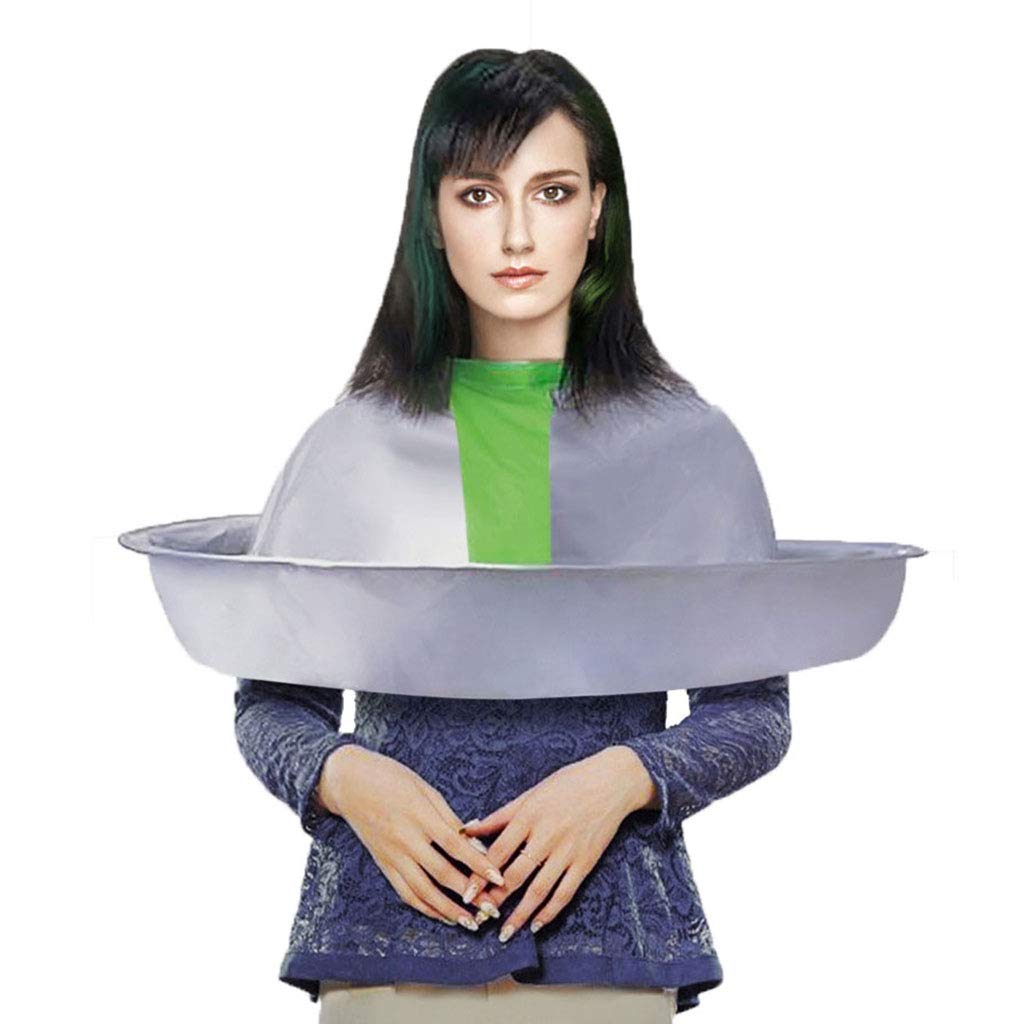 Hair Cutting Cape, Umbrella Design to Catch the Hair, Keep Clothes and Floor Clean, Barber Salon Capes for Adult/Kids