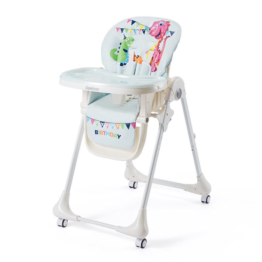 赤ちゃん用 カラー2 子供 多機能 高さ調節可能 お食事椅子 折りたたみ B07jgv11cc 専用クッション付き ハイチェア ベビーチェア ハイチェア 大きな割引