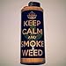 Keep Calm & Smoke Weed Lighter Case Weed Marijuana Ganja Holder Sleeve Cover Fits Bic Lightersthumb 2