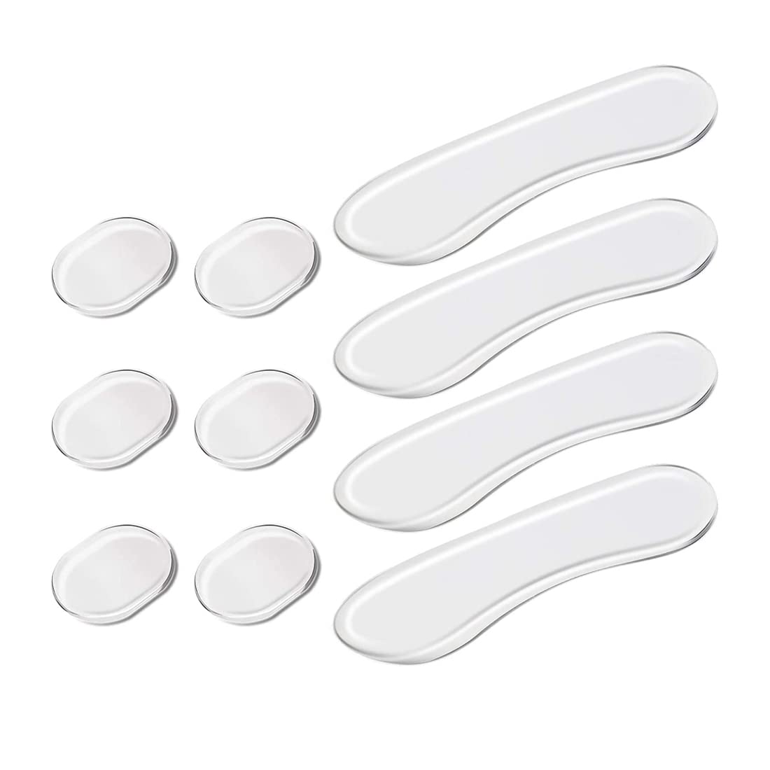10pcs Drum Muffler Gels Soft Silicone Muffler Gel Pads Clear Drum Mufflers Drum Mufflers Pads