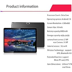 10 Inch Octa Core Tablet,4GB RAM,64GB Disk,1280X800