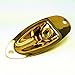 Gold Boat Input Output Jack Plate Socket With Screws For Fender Strat Guitar