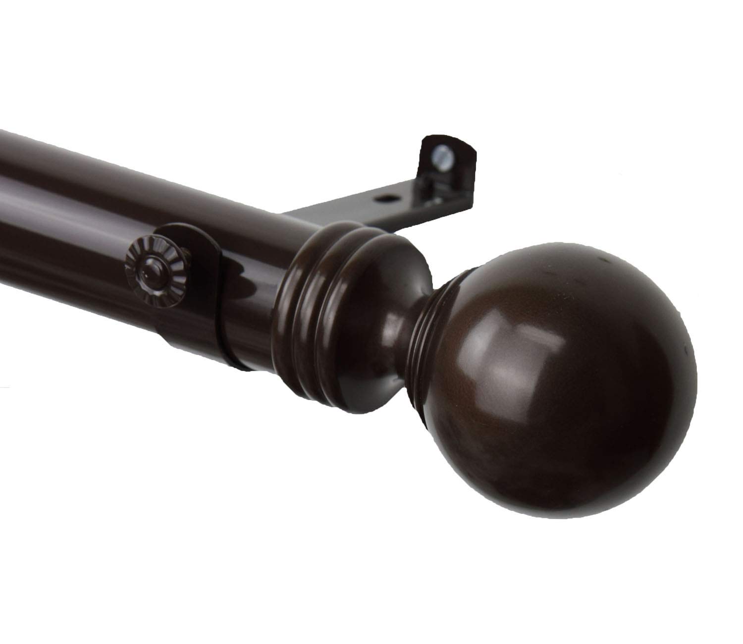 Amazon Com Rod Desyne Sphere 1 5 Non Telescoping Curtain Rod