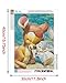KoKoWill 5D DIY Diamond Painting Kit for Adults Kids, Full Drill Round Crystal Rhinestone Embroidery Cross Stitch Home Wall Décor Arts Craft Canvas,Rabbit and Deer,11.81 x 15.75 inch
