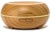PureRoyal 200 ml Wood Grain Ultrasonic Aromatherapy Essential Oil Diffuser and Humidifier