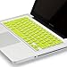 Kuzy Compatible with MacBook Pro Keyboard Cover 2023 2022 14 inch A2779 A2442-16 inch A2780 A2485 M1 Silicone MacBook Air M2 Keyboard Cover A2681 13.6 inch MacBook Air Keyboard Cover Skin, Yellow