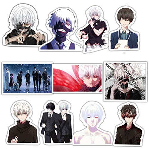 Tokyo Ghoul Anime Cartoon Laptop Stickers Waterproof Skateboard Pad MacBook Car Snowboard Bicycle Luggage Decor (50pcs Pack) - Thumbnail 4