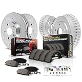 Power Stop K15058DK Front and Rear Z23 Carbon Fiber