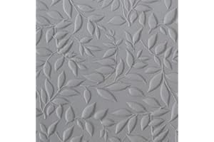 Cool Tools - Flexible Texture Tile - Simple Leaves Embossed - 4" X 2"