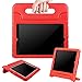 BMOUO ShockProof Convertible Handle Light Weight EVA Protective Stand Kids Case for Apple iPad 4, iPad 3 and iPad 2 - Red