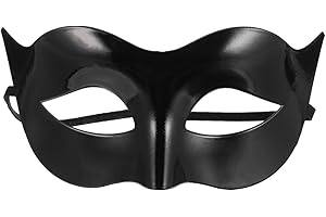 Black Masquerade Mask Vintage Black Half Face Masquerade Mask for Costume Themed Party Costume Cosplay