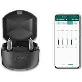 AUSTONE Rechargeable Bluetooth Hearing Aids for Seniors with App Control | with Noise Cancelling App Control, 4 Sound Modes, BTE Hearing Aids