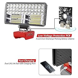 Akocire Max 6000 LM 38W  2 Modes Cordless LED