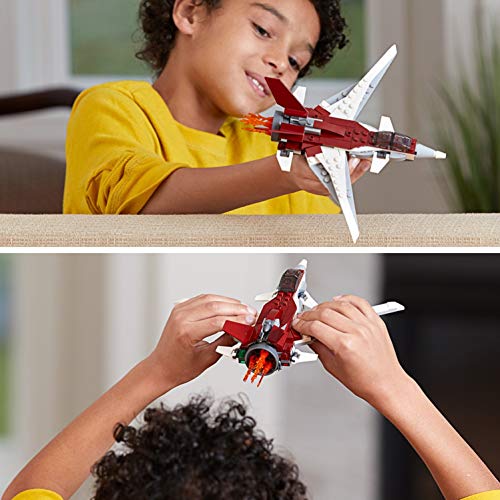 LEGO 31086 Creator Flugzeug der Zukunft, Raumschiff der Zukunft oder Roboter der Zukunft, 3-in-1 Bauset, Science-Fiction-Abenteuer, Fahrzeugspielzeuge für Kinder ab 7 Jahren – Bild 7
