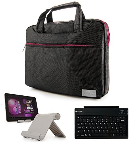 Acer Iconia Tablets Messenger Bag (A2-810, A5-810, A3-A10, W3-810, A1-830, W3, A3, B1-A71, A210… + Bluetooth Keyboard + Foldable Stand