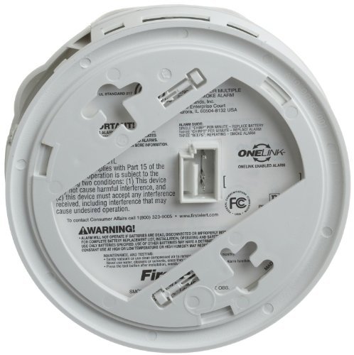 First Alert SA521CN ONELINK Hardwire Wireless Smoke Alarm with Battery Backup (6 Pack)