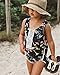 2 Style Infant Baby Girls Lace Fringes Tassels Sleeveless Backless Floral Romper (1-2 Yesrs, Blue)
