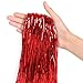 Red Tinsel Strands Metallic Icicle Streamers Pack of 2000 for Holiday Christmas Tree Mermaid Unicorn Birthday Wedding Anniversary Hanging Party Decorations
