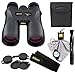 Nikon 16003 10x42 ProStaff 7S Binoculars All-Terrain Waterproof and Fogproof (Black) Bundle with Nikon Lens Pen and Lumintrail Cleaning Cloth