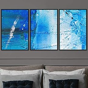signwin 3 Piece Framed Canvas Wall Art Abstract...
