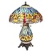 Warehouse of Tiffany T18275TGRB Dragonfly Tiffany-Style Lighted Base, 26