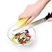 KLEMOO Citrus Lemon Zester & Cheese Grater - Sharp Stainless Steel Blade and Black Ergonomic Handle with Protective Cover, Free Cleaning Brush-Excellent for Ginger, Garlic, Nutmeg, Chocolate, Onions