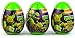 Three new Teenage Mutant Ninja Turtles surprise eggs with toy, candy sticker! As seen on YouTube videos! Great unboxing fun!